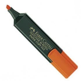 Rotulador fluorescente Faber Castell Textliner naranja