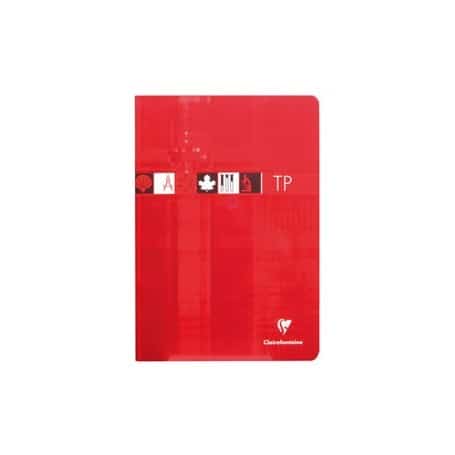 Cuaderno A4 Clairefontaine Seyés Rojo