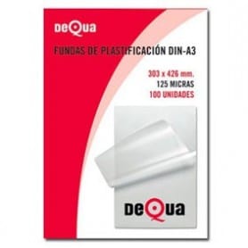 Fundas Plastificación 125 micras Din A3 Dequa