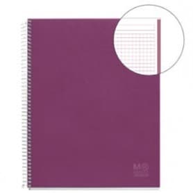 Cuaderno A4 120 hojas púrpura Miquelrius