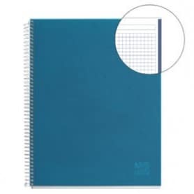 Cuaderno A4 120 hojas azul petroleo Miquelrius