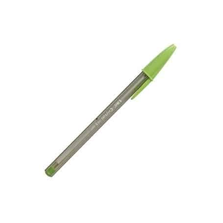 Bolígrafo Bic fun verde