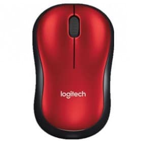 Ratón Logitech M185 rojo wireless