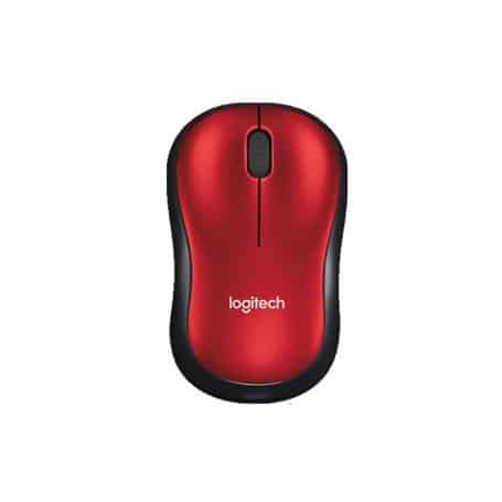 Ratón Logitech M185 rojo wireless