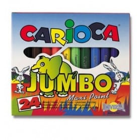 Rotuladores Carioca Jumbo caja 24 unid