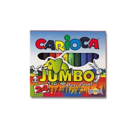 Rotuladores Carioca Jumbo caja 24 unid
