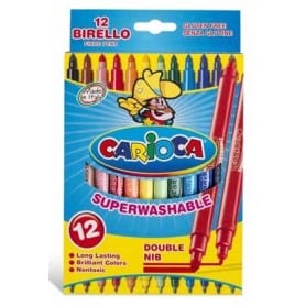 Rotulador SuperLavable Caja 24 colores Birello Carioca - Rotuladores para  el Colegio - Goya Virtual