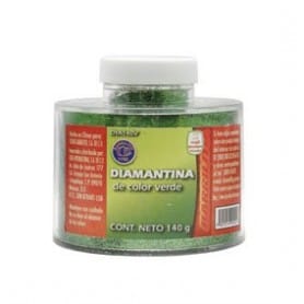 Bote purpurina verde 140 gr