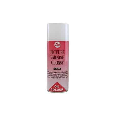 Barniz para óleo brillante 002 Talens 400 ml spray