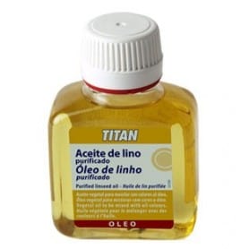 Aceite de lino purificado Titan 100 ml