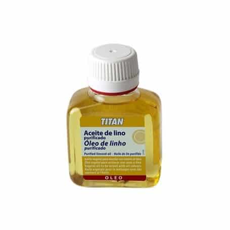 Aceite de lino purificado Titan 100 ml