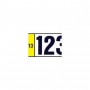Numeros Transferibles Negras 12mm - 1H Decadry