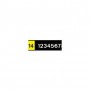 Numeros Transferibles Blancos 2,5mm - 1H Decadry