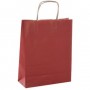 Pack 50 Bolsas Kraft Rojas con asas 240x11x310 mm