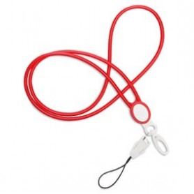 Cordón Lanyard Rojo 100 Uds