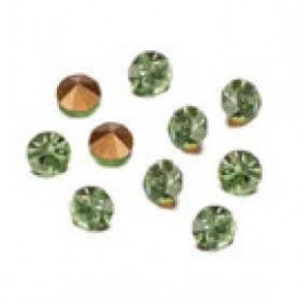 Decoré piedras de strás 1,7 mm Peridot