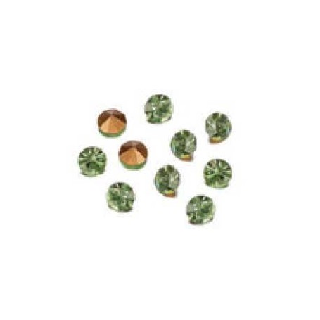 Decoré piedras de strás 1,7 mm Peridot