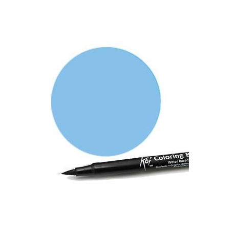 Rotulador punta pincel Koi Sakura Azul Acero