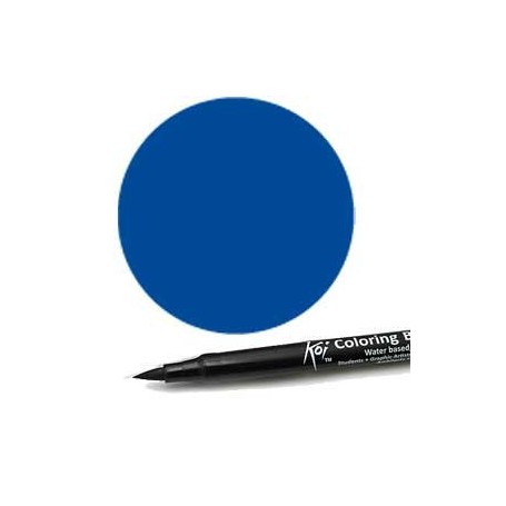 Rotulador punta pincel Koi Sakura Azul