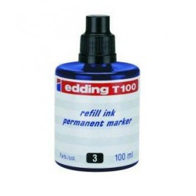 Tinta Edding T-100 100 ml azul