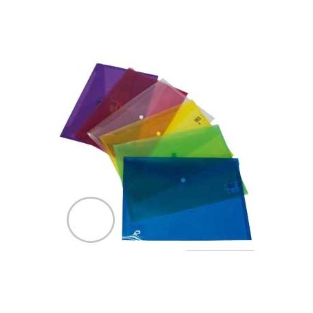 Sobre Polipropileno Folio Cierre Broche Incoloro Dequa