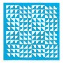 Plantilla Stencil 30,5x 30,5 cms Patchwork triangular