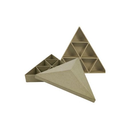 Caja compartimentos triángulo