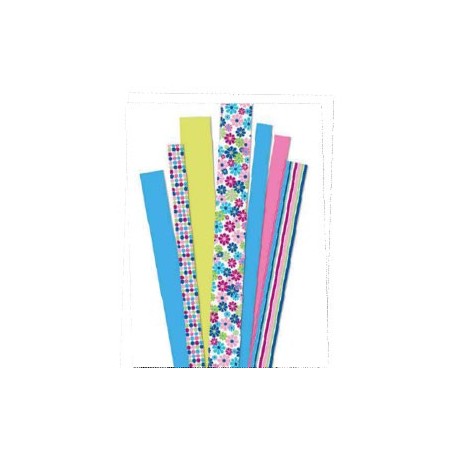 Tiras de papel Flower Garden pink