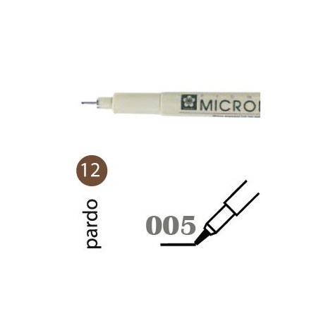 Rotulador Pigma Micron 005 marrón