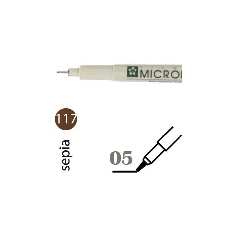 Rotulador Pigma Micron 05 Sepia