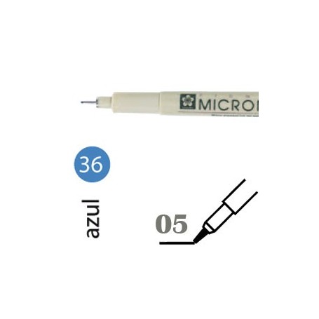 Rotulador Pigma Micron 05 Azul