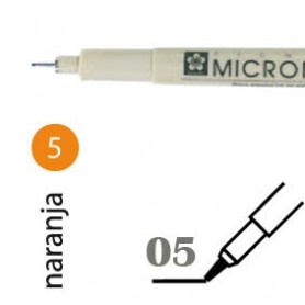 Rotulador Pigma Micron 05 Naranja