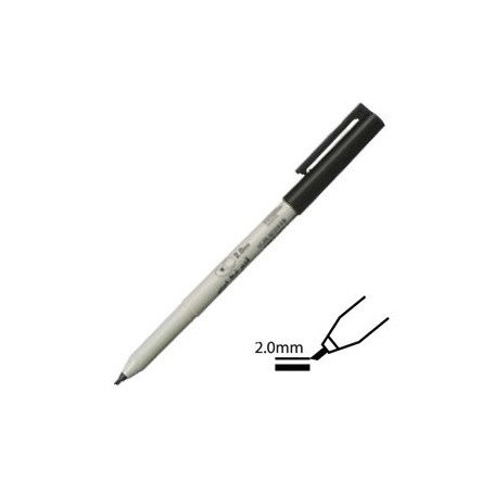 Rotulador Pen Touch Calligrapher Negro 2mm