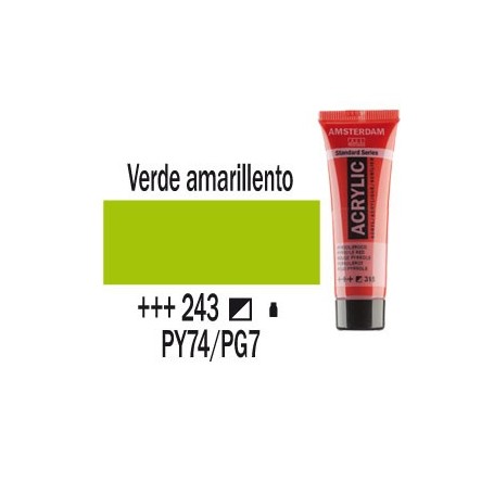 Acrílico Amsterdam 243 20 ml Amarillo verdoso