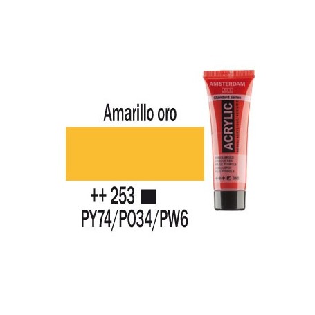 Acrílico Amsterdam 253 20 ml Amarillo oro