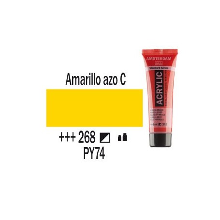 Acrílico Amsterdam 268 20 ml Amarillo azo claro