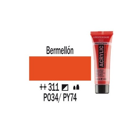 Acrílico Amsterdam 311 20 ml Bermellón