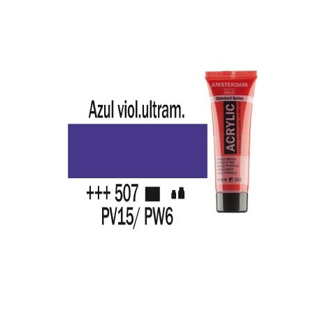 Acrílico Amsterdam 507 20 ml Azul ultramar violeta