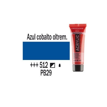 Acrílico Amsterdam 512 20 ml Azul cobalto ultramar