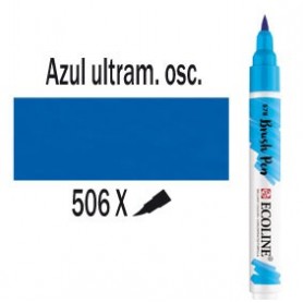 Ecoline Brushpen Azul ultramar oscuro