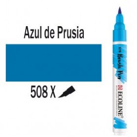 Ecoline Brushpen Azul prusia