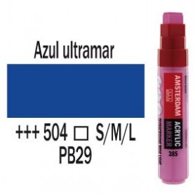 Rotulador Acrílico Punta L Azul Ultramar Amsterdam