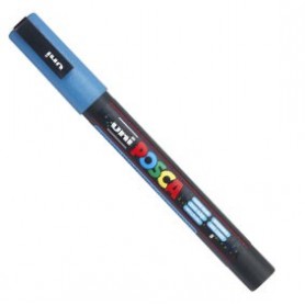 Rotulador Posca PC-3ML Azul claro purpurina