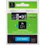 Cinta D1 19 mm Dymo blanco sobre negro