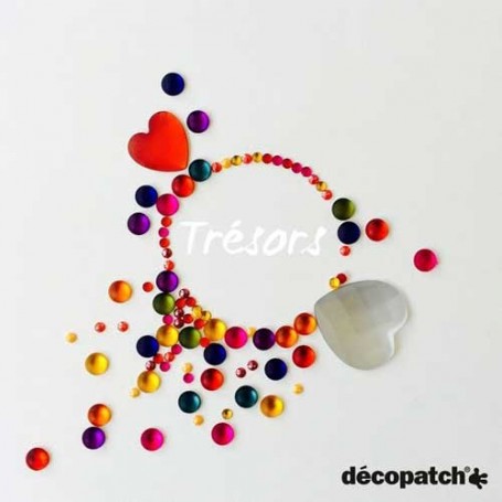 Tresors Redondos Pearl pastel Décopatch