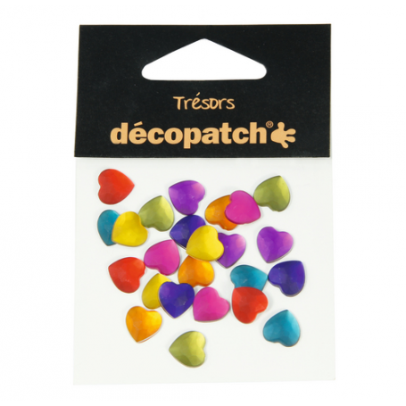 Tresors Corazones Flashy Décopatch