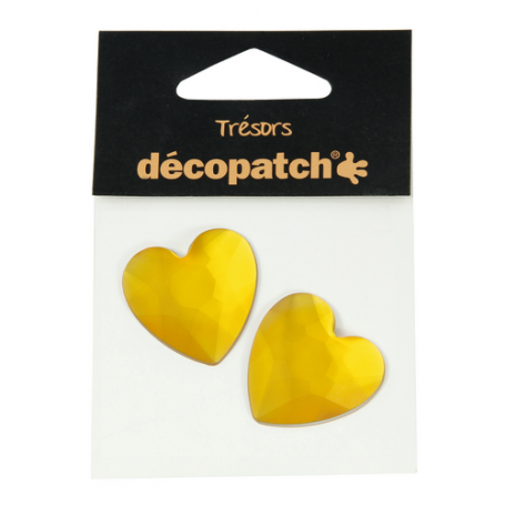 Corazones Naranja Décopatch Tresors