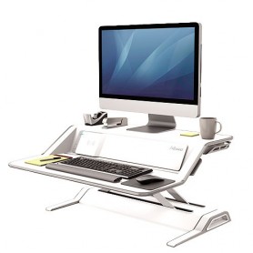 Estación de trabajo Sit-Stand Lotus™ DX - Blanco - Fellowes