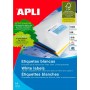 Etiquetas Apli 1274 Medidas 105 x 37 mm