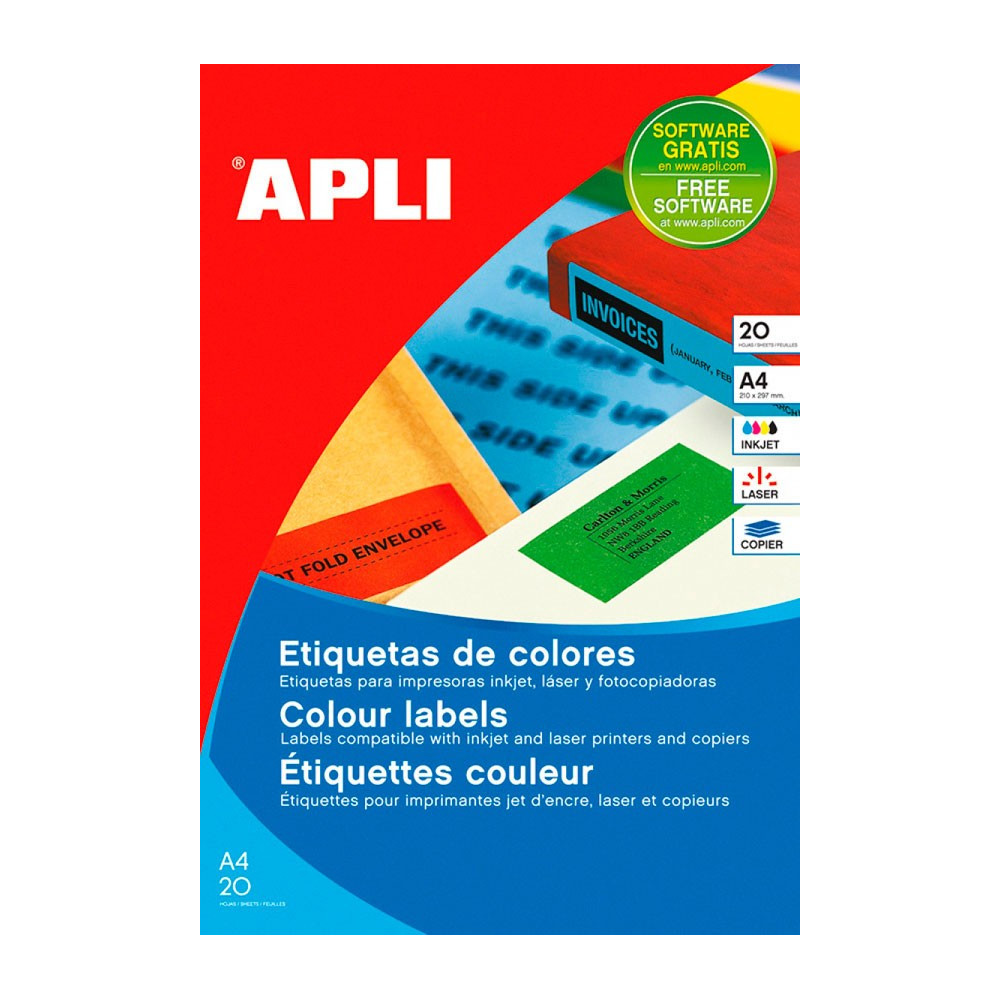 Etiquetas Adhesivas Papel Pegatina Blanco Para Imprimir 30 Hojas